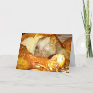Carte de Thanksgiving "Dinde de Thanksgiving"