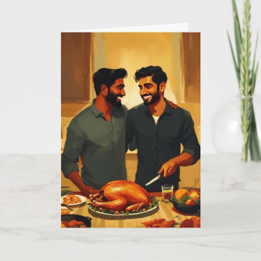Carte de Thanksgiving ensemble (Devant)