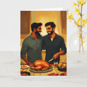 Carte de Thanksgiving ensemble (Fleur jaune)