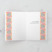 Carte de Thanksgiving feuille d'automne pour parte (Intérieur)