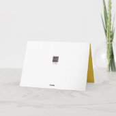 Carte de Thanksgiving Hayed Field & Barn (Dos)