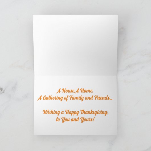 Carte de Thanksgiving "Maïs en épi" (Intérieur)