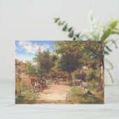 Carte de Thanksgiving plate (Debout devant)