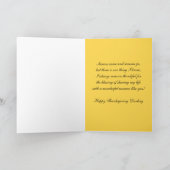 Carte de thanksgiving pour l'épouse (Intérieur)