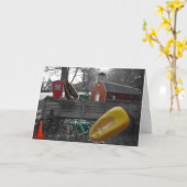 Carte de Thanksgiving "Récolte" (Fleur jaune)