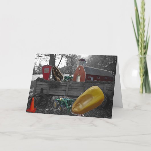 Carte de Thanksgiving "Récolte" (Devant)