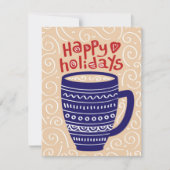 Carte de thé de Joyeux Noël (Devant)