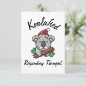 Carte de thérapeute respiratoire koalafied (Debout devant)
