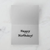 Carte de tigre de joyeux anniversaire (Intérieur)