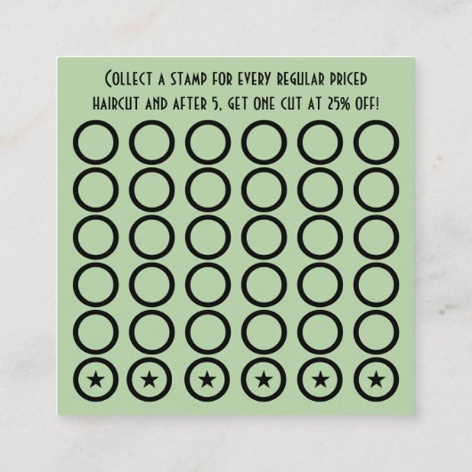 carte de timbre d'arbre (Dos)