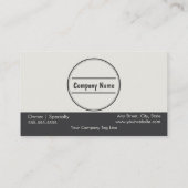 Carte de timbre de carte de visite de fidélité (Dos)