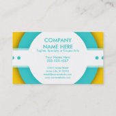 carte de timbre de fidélité rétro (Dos)