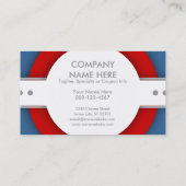 carte de timbre de fidélité rétro (Dos)