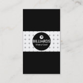 Carte de timbre de foyer de BILLARDS (Dos)