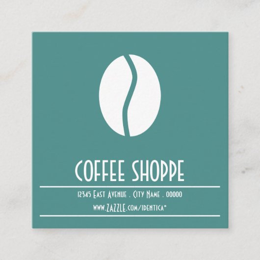 carte de timbre de grain de café (Devant)