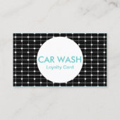 Carte de timbre de grilles de STATION DE LAVAGE (Dos)