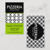 carte de timbre de pizzeria (Devant / Derrière)