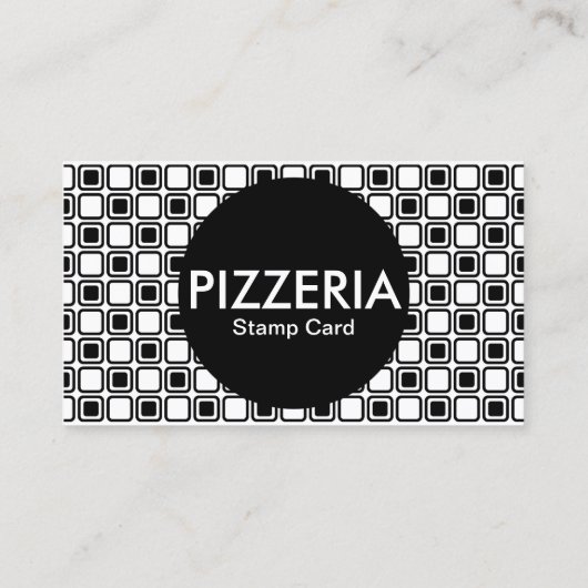carte de timbre de pizzeria (Dos)