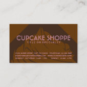 carte de timbre diamant cupcake sherbert (Dos)