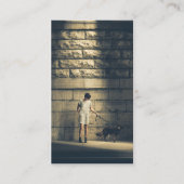 carte de timbre photographique pour chien walker (Devant)