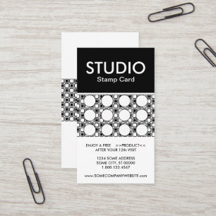 carte de timbre rayé studio