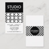 carte de timbre rayé studio (Devant / Derrière)