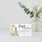 Carte de tirage au sort de couche pour animaux de (Debout devant)