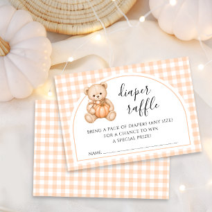 Carte de tirage au sort de couche pour Baby Shower