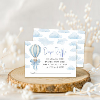 Carte de tirage au sort de couche pour Baby Shower