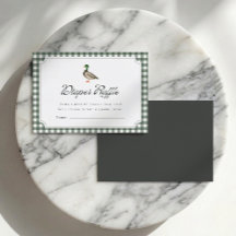 Carte de tirage au sort de couche pour canard colv