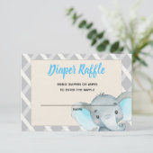 Carte de tirage au sort de couche pour éléphant ga (Debout devant)