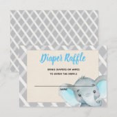Carte de tirage au sort de couche pour éléphant ga (Devant / Derrière)