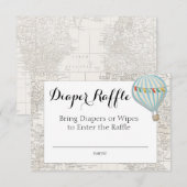 Carte de tirage au sort de couche pour garçon mont (Devant / Derrière)