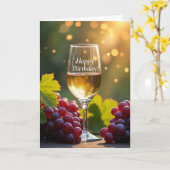 Carte de toast d'anniversaire doré (Fleur jaune)
