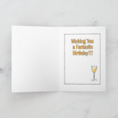 Carte de toast d'anniversaire drôle personnalisée  (Intérieur)