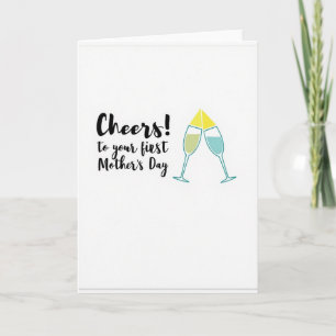 Carte de toast pour la première fête des mères