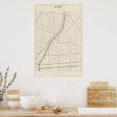 Carte de Tokyo Poster (Cuisine)