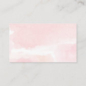 Carte de tombola baby shower en or rose (Dos)