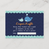 carte de tombola de baleine (Devant)