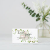 carte de tombola de couches de pommes d'aquarelle (Debout devant)