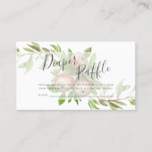 carte de tombola de couches de pommes d'aquarelle (Devant)