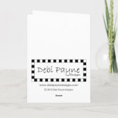 Carte de torsion de Noël (Dos)