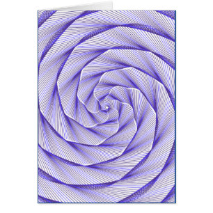 Carte de torsion mathématique Blue Nucleus Dive