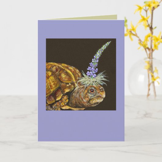 carte de tortue (Fleur jaune)