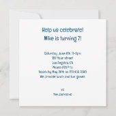 Carte de tortue, anniversaire de tortue, tortue (Dos)