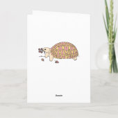 Carte de tortue birmane personnalisable (Dos)