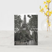 Carte de Tour Eiffel (Fleur jaune)