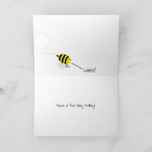 Carte de tournesol Bumblebee "Joyeux anniversaire" (Intérieur)
