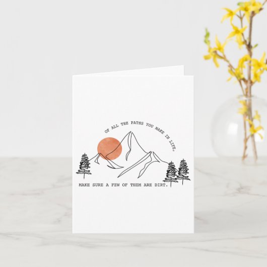 Carte De Tous Les Chemins Que Vous Emmenez Dans La Rando (Fleur jaune)