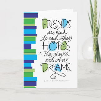 Carte de tous les jours de l'amitié